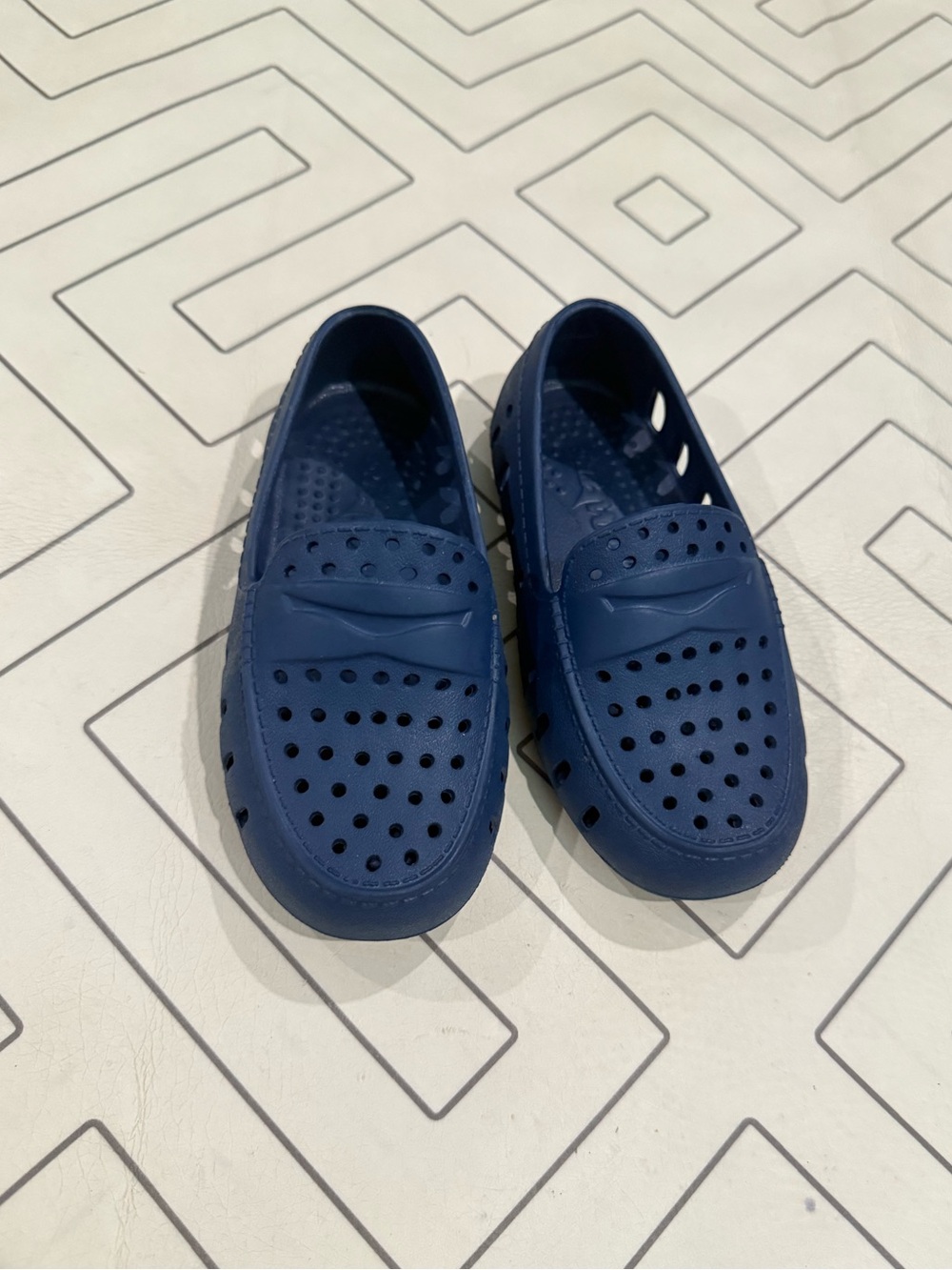 Floafers Blue and White Shoes